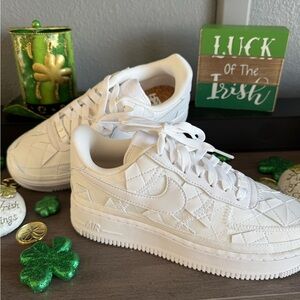 Billie Eilish Nike Air Force 1 SP White  sneakers size 7.5 woman’s. Brand new!